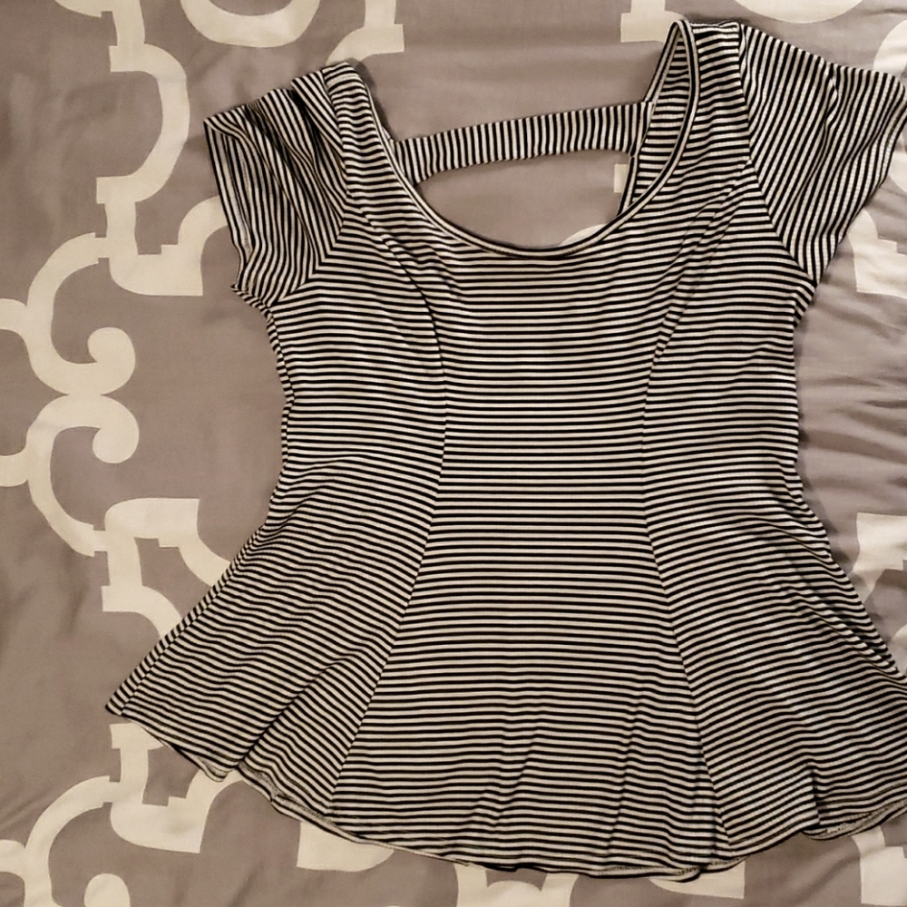 Torrid size 0 peplum top